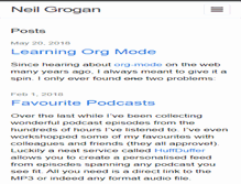 Tablet Screenshot of neilgrogan.com